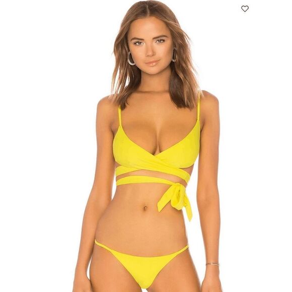Lovers + Friends Other - Lovers and Friends Tie Up Top in yellow Size S